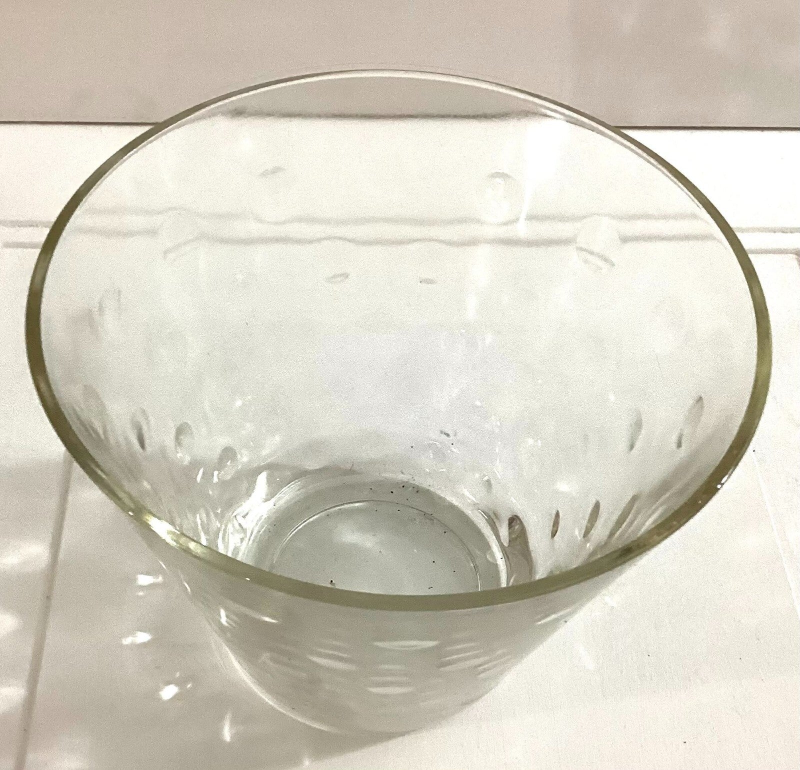 Vintage Hazel Atlas Capri Dot Ice Bucket