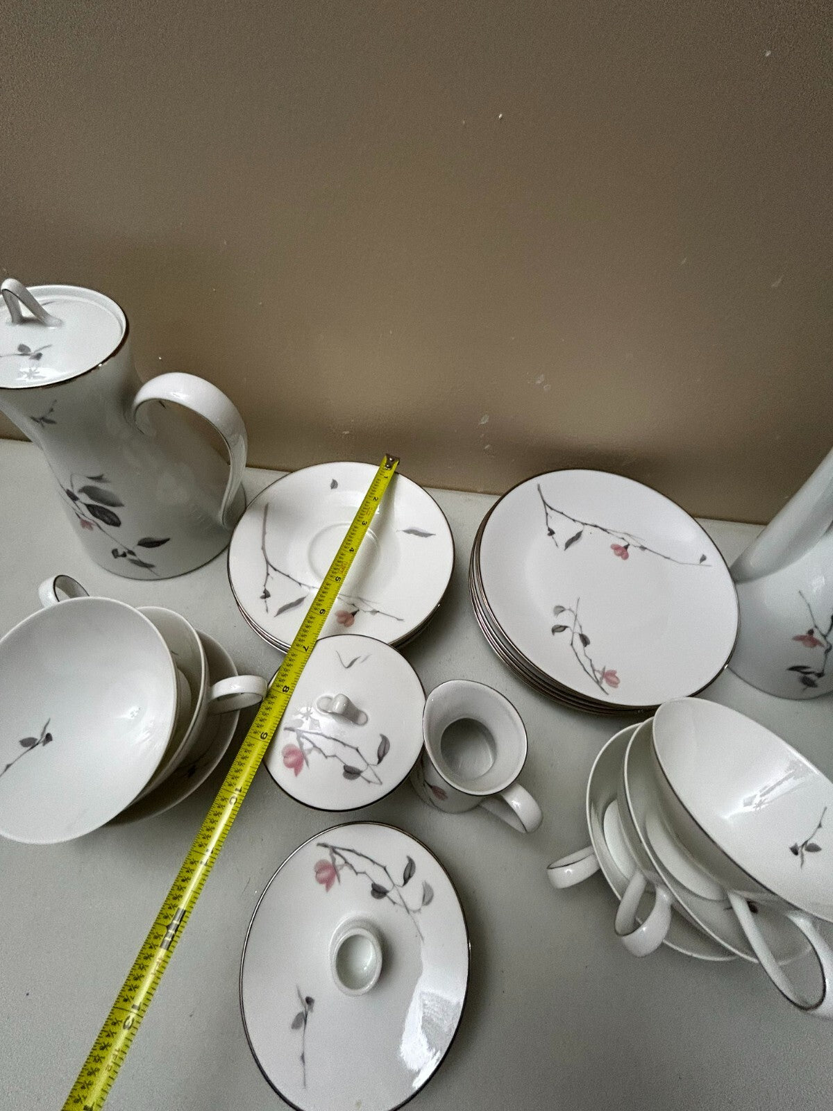 23 PCs Vintage Rosenthal Japanese Chery Blossom Complete Tea Set