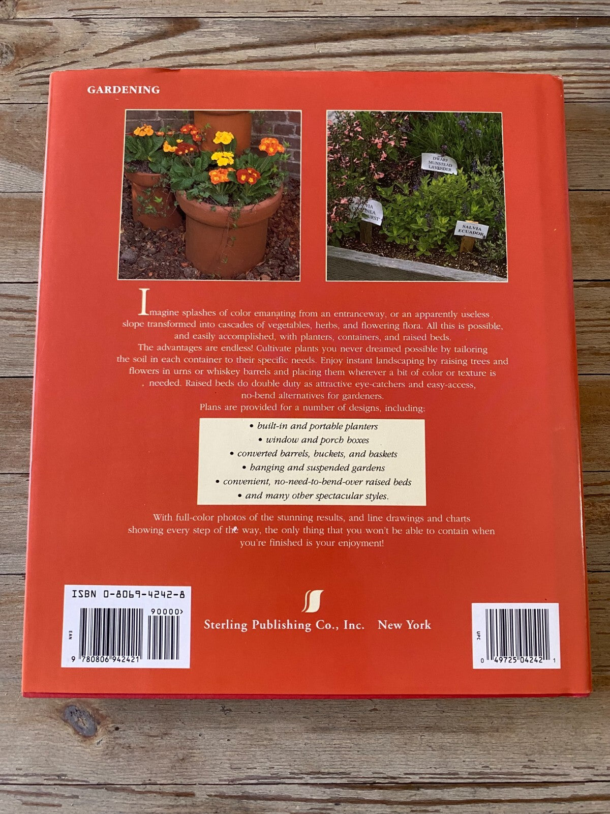 Planters Containers & Raised Beds A Gardeners Guide By Chuck & Barbara Grandall