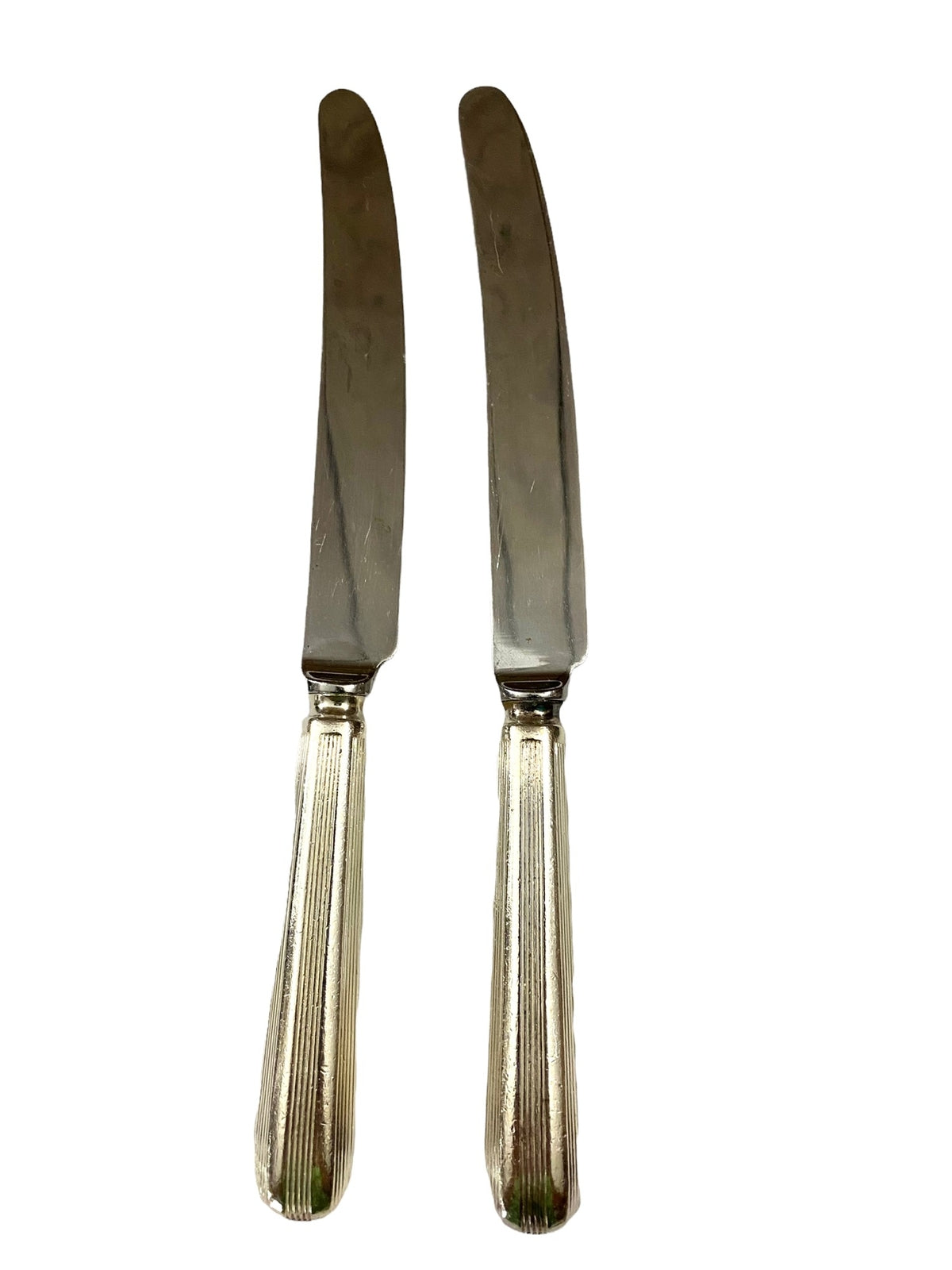 Set of 2 Matching Sheffield Cutlery Dinner Knives Flatware