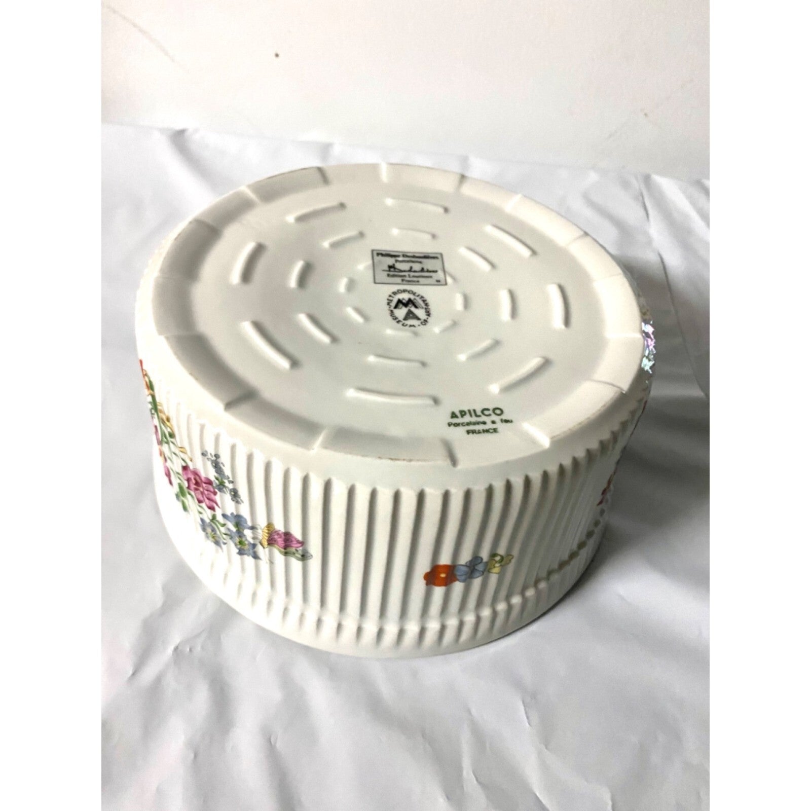 Philippe Deshoulieres Porcelaine Édition Lourioux France Floral Baking Dish
