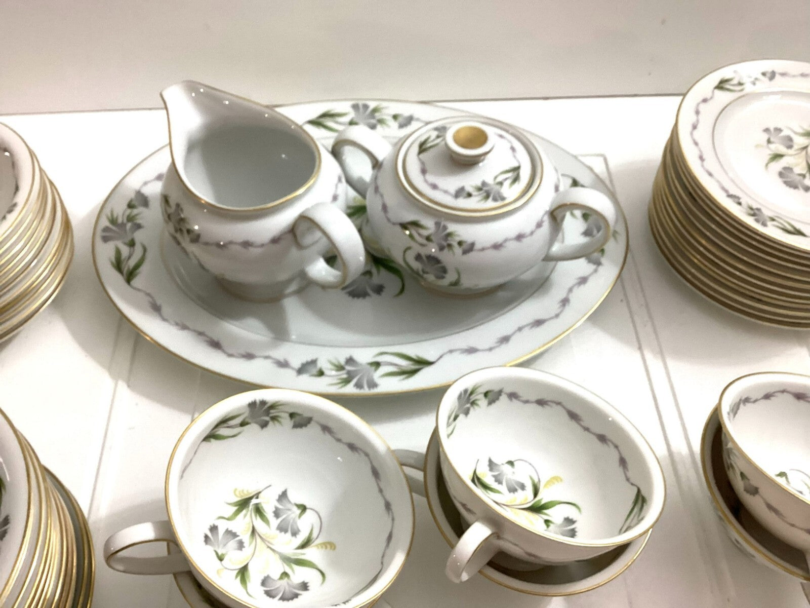 Vintage 93 Pcs Rosenthal Fantasia Fine China Dinner Set