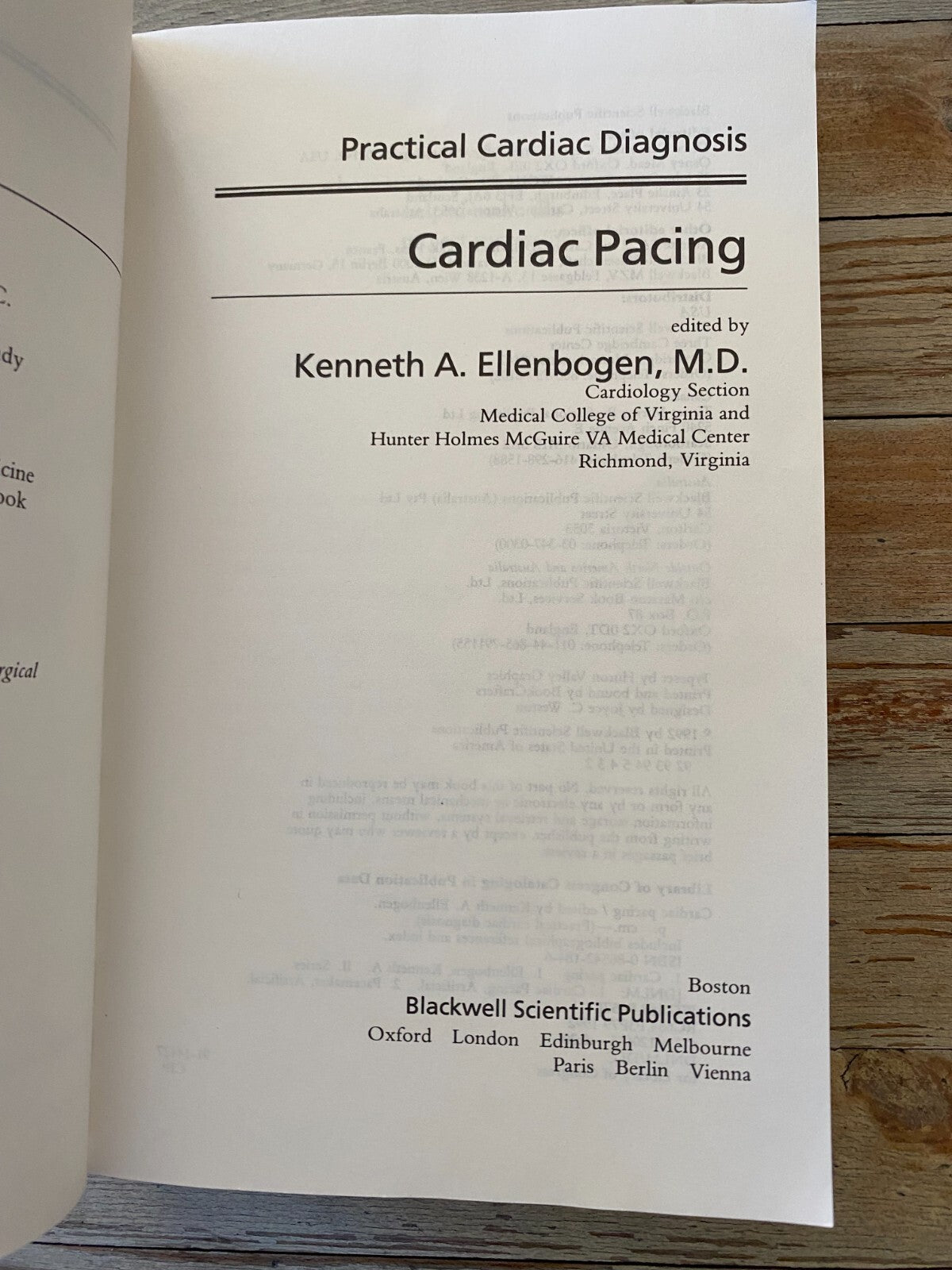Cardiac Pacing Practical Cardiac Diagnosis By Kenneth Ellenbogen Trade Paperback