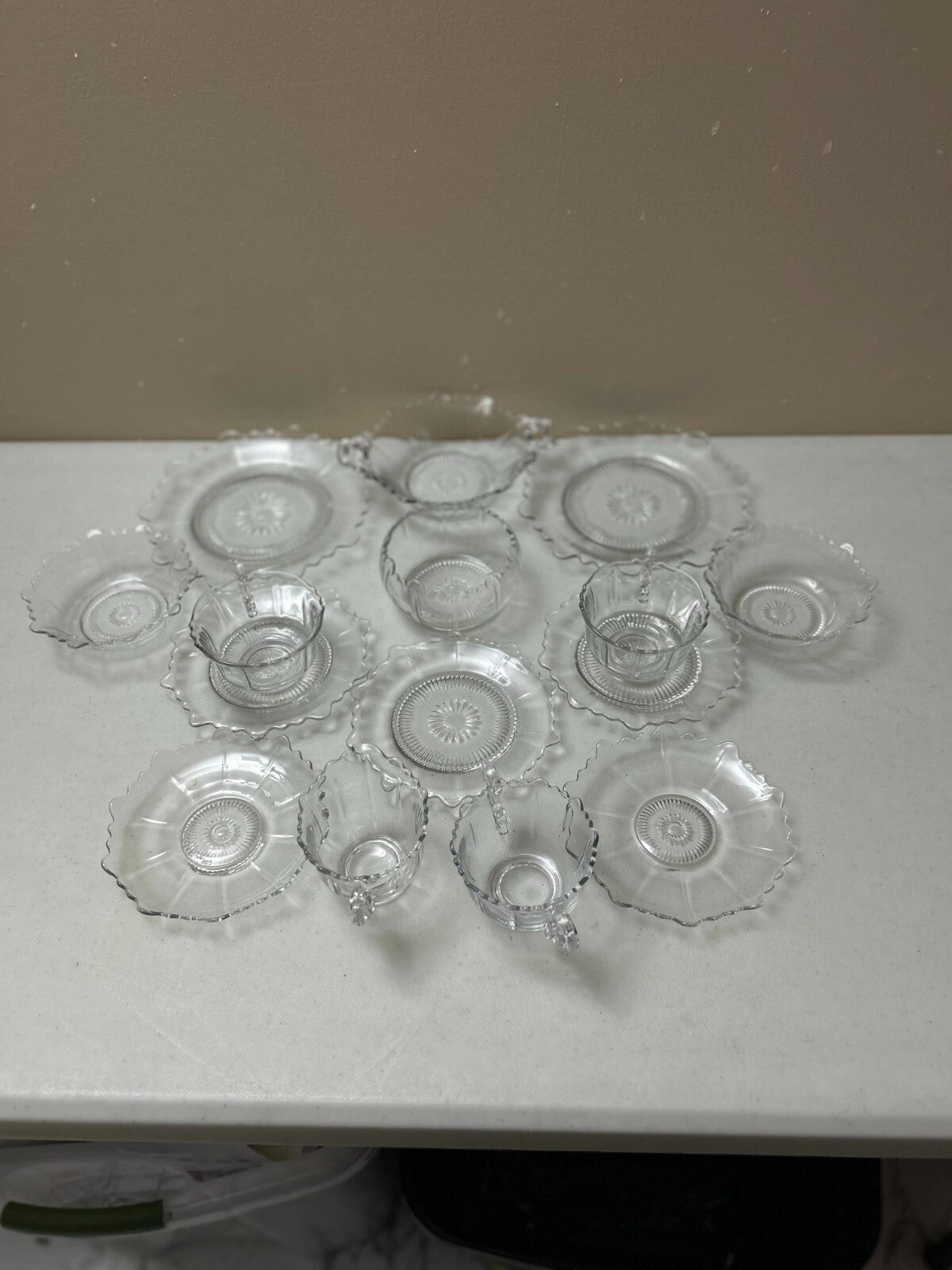 Set Of 15 Pieces 1930 Cambridge Glass Martha Mayo