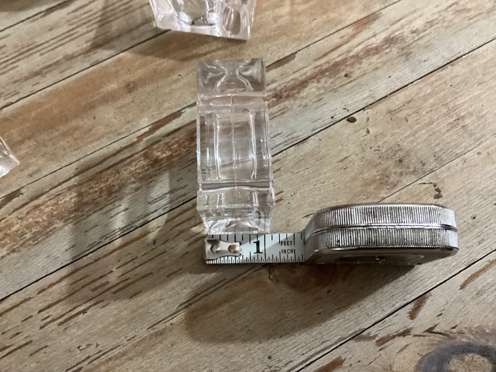 Set OF 8 Vintage Lucite Transparent Rectangular Fine Dining Napkin Holder