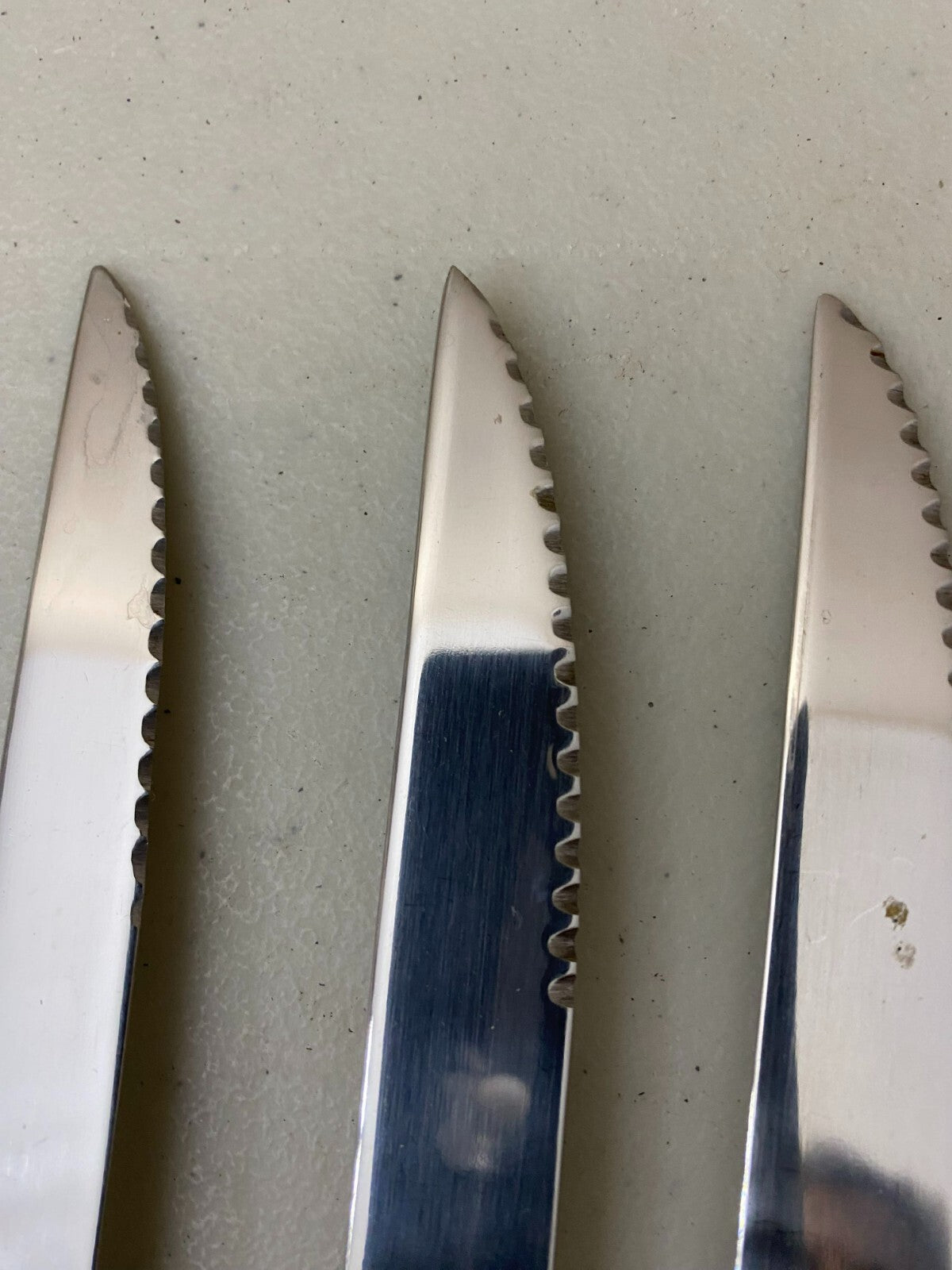 Set Of 9 Stainless Steel Dinner Knives And Serving Set
