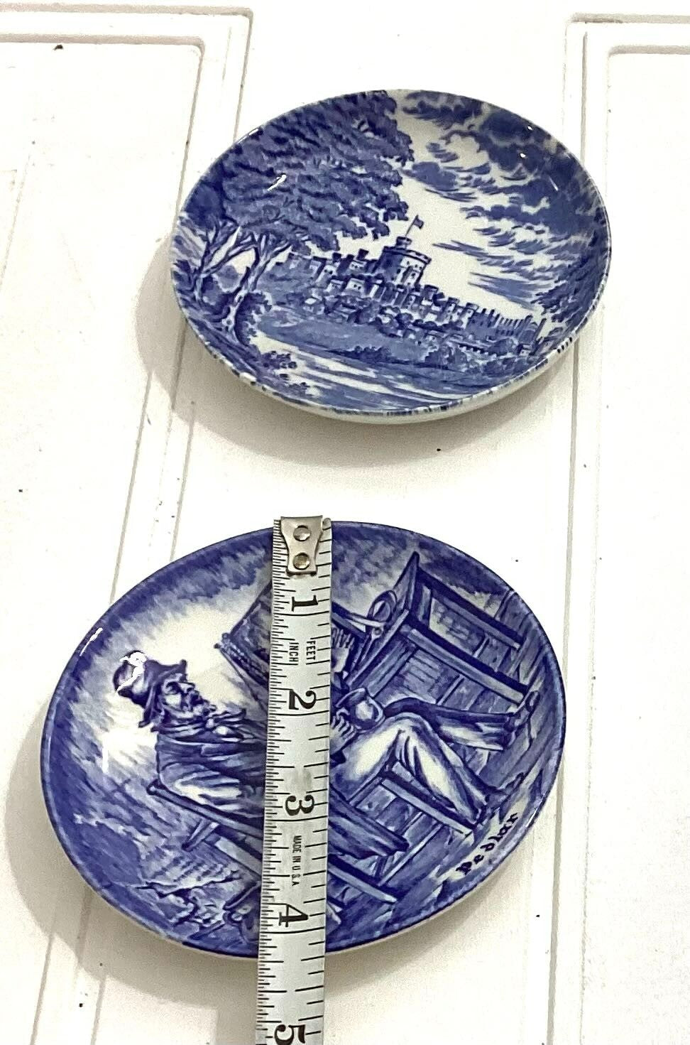 Vintage Enock Wedgewood And Johnson Brothers Round Shaped Display Mini Plates