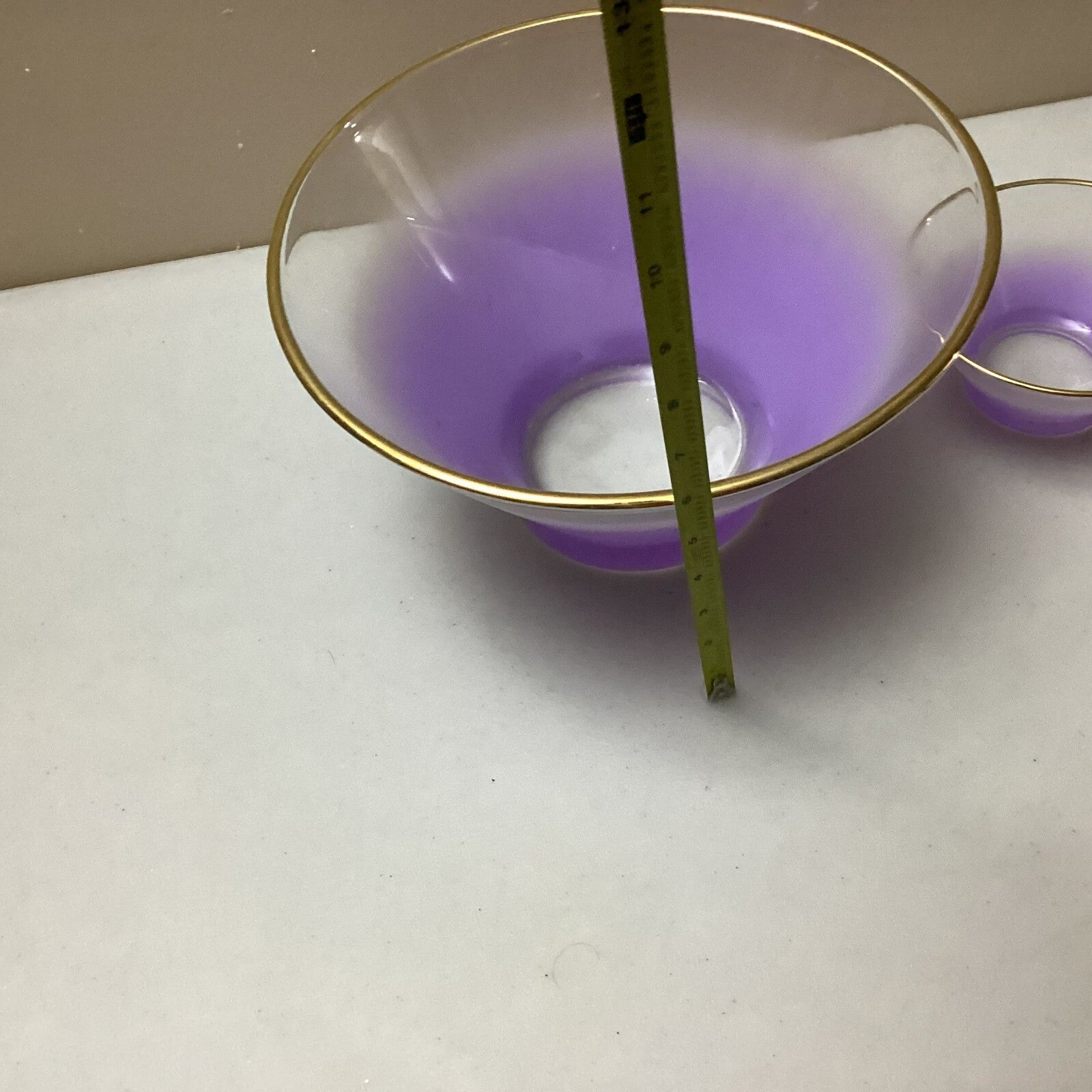 2 Pieces Set Of Vintage Purple Blendo Bowl Set