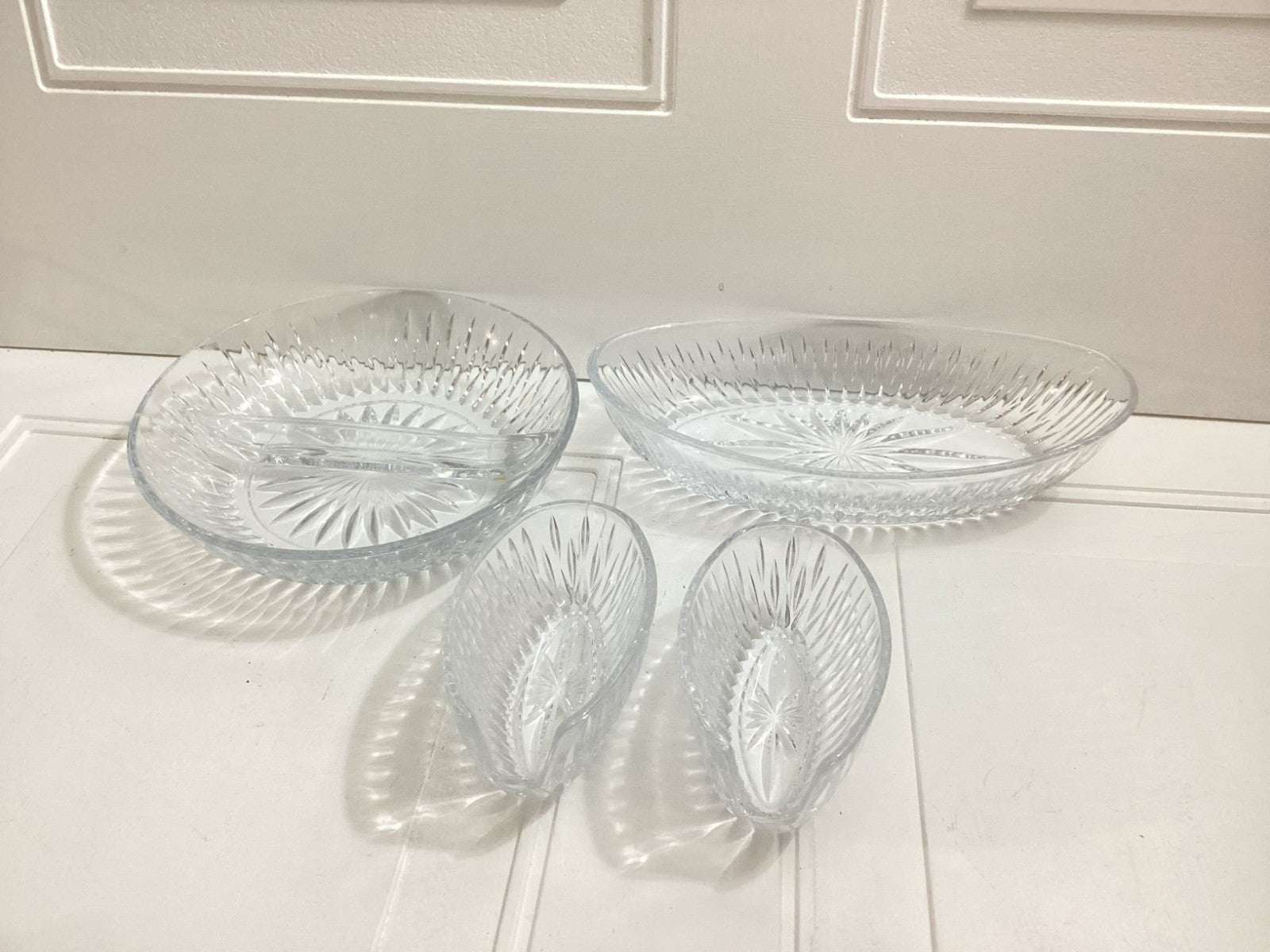 Set Of 4 Vintage Princess House Royal Highlights Serving Dishes