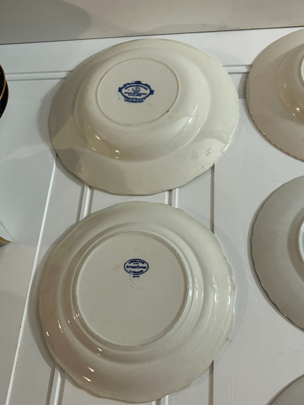 Lot Of 7 Various Assorted Fine China Porcelain Plates
