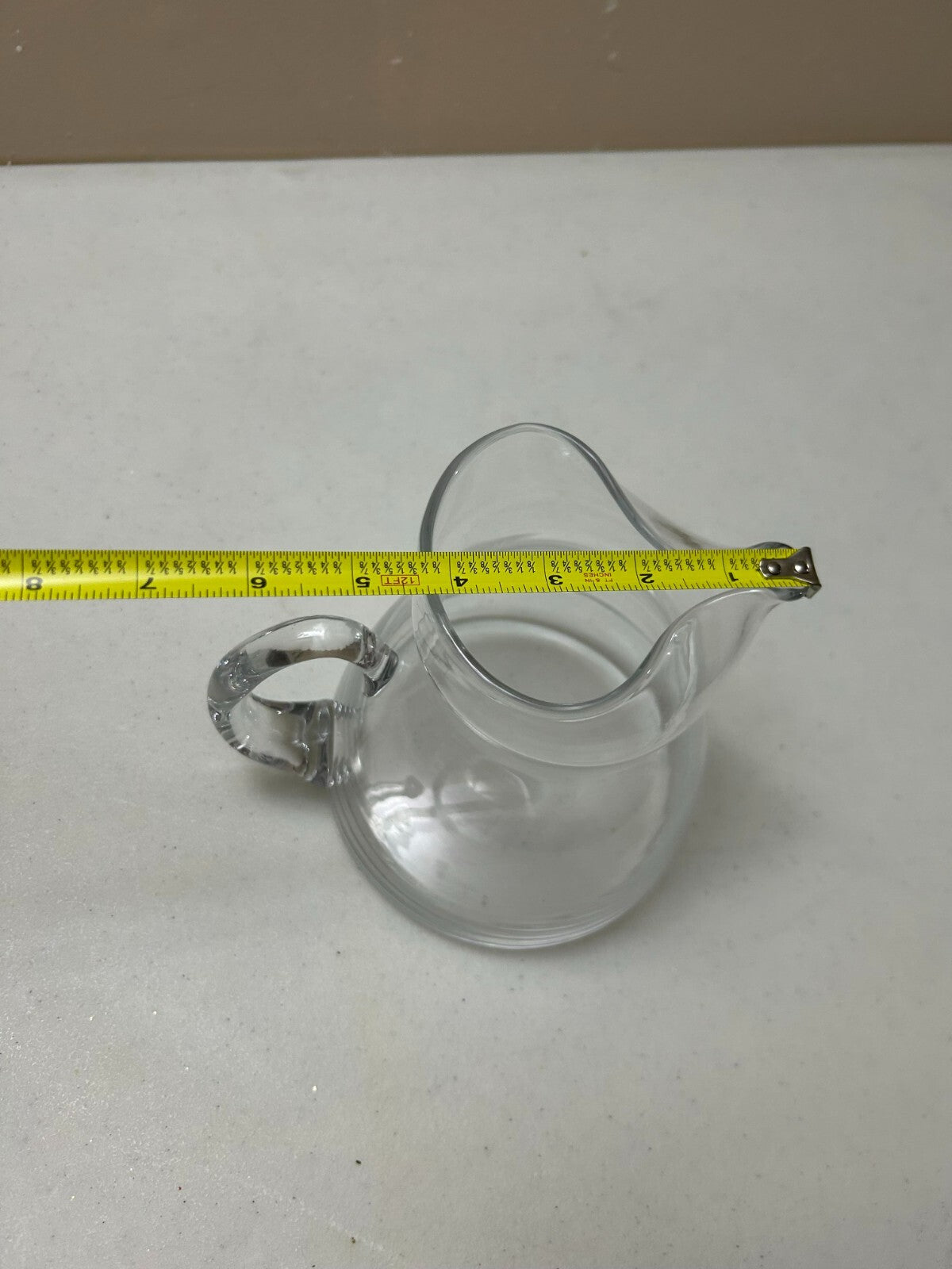 Vintage Kaj Frank Clear Glass Pitcher
