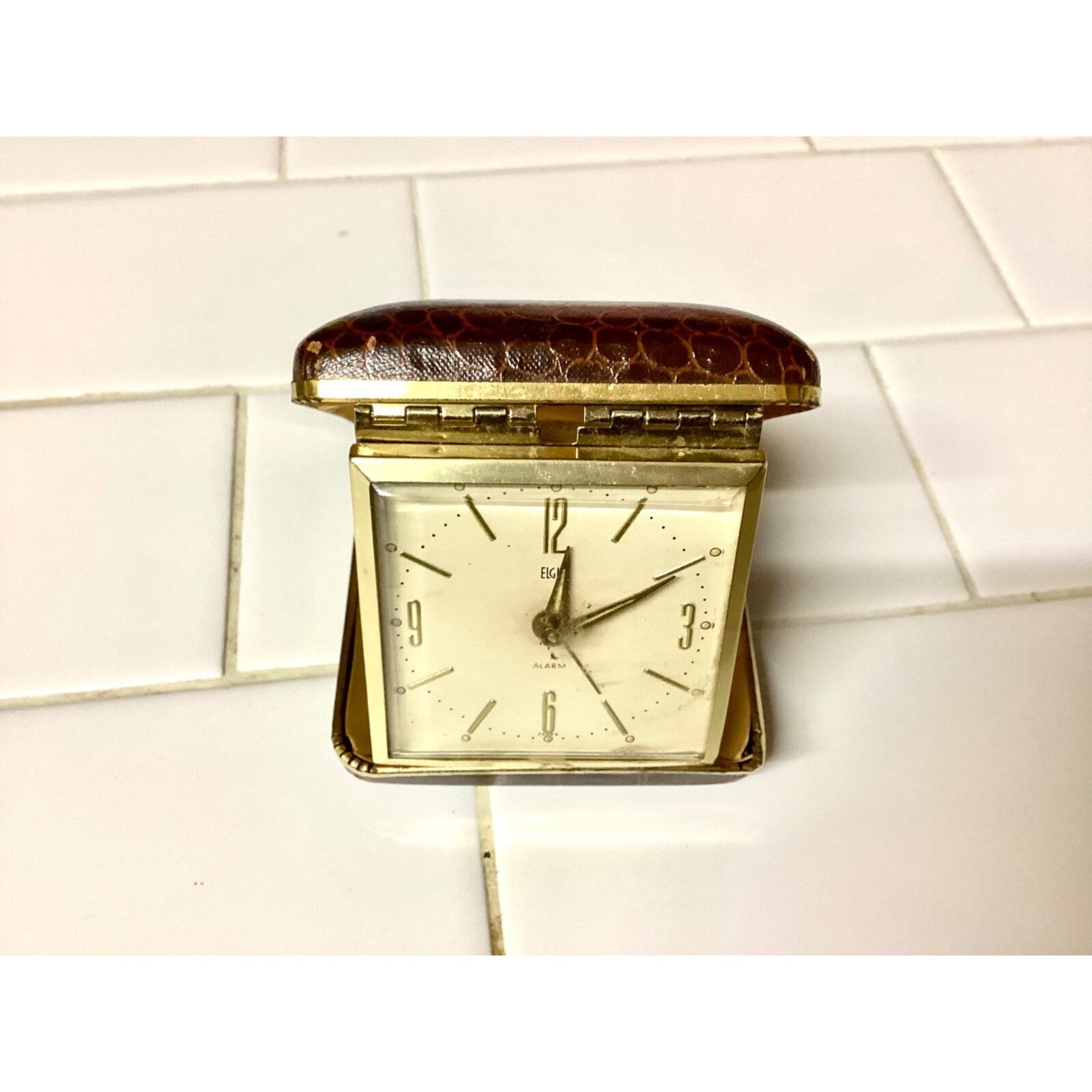 Mid Century Elgin Alarm Clock