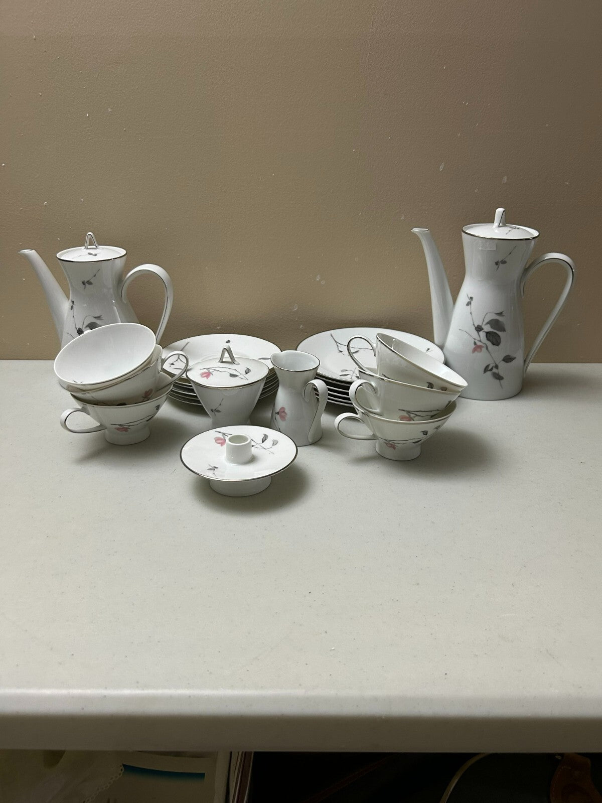 23 PCs Vintage Rosenthal Japanese Chery Blossom Complete Tea Set