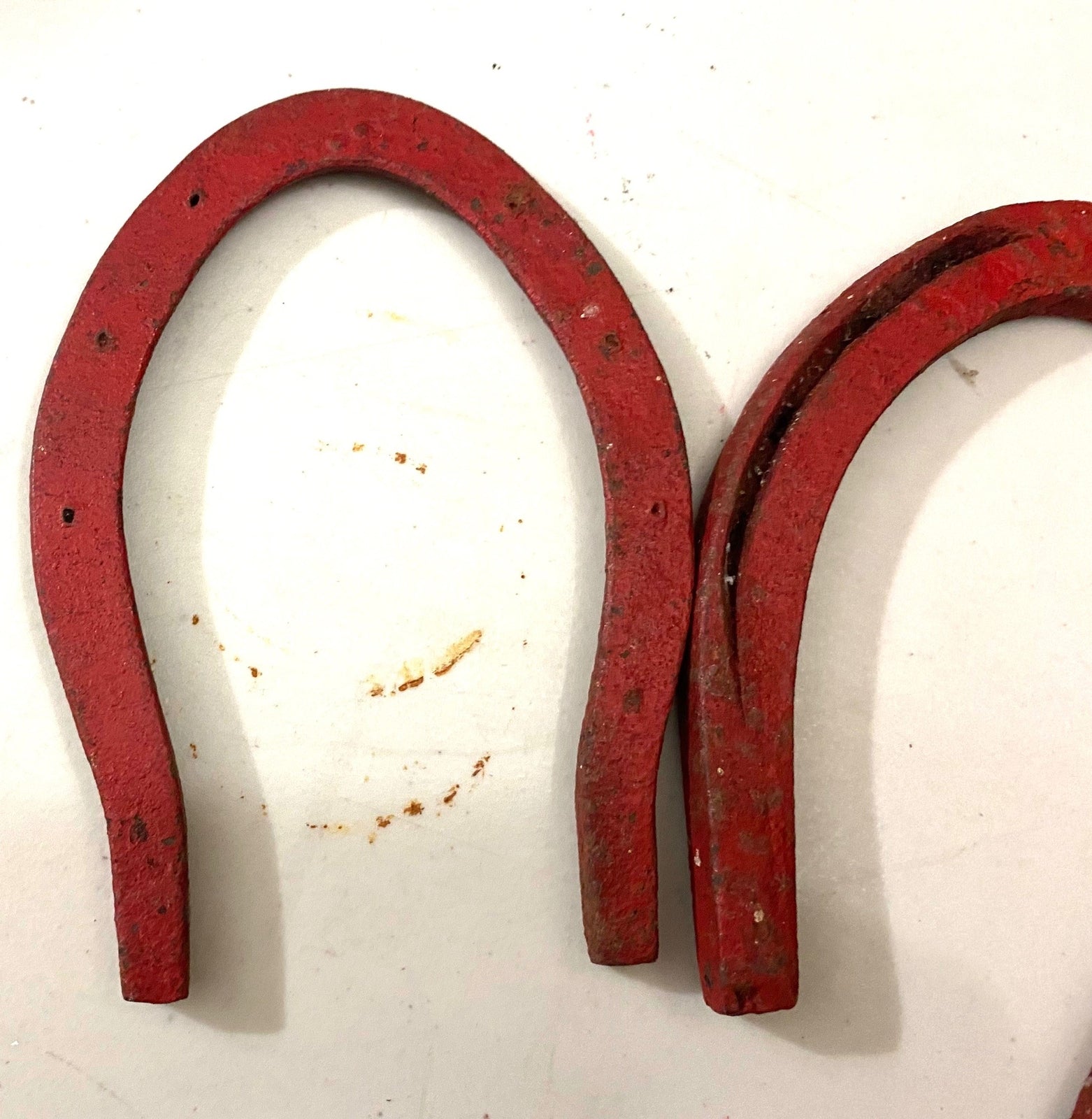 Set of 3 red Shoe Horse Home decor