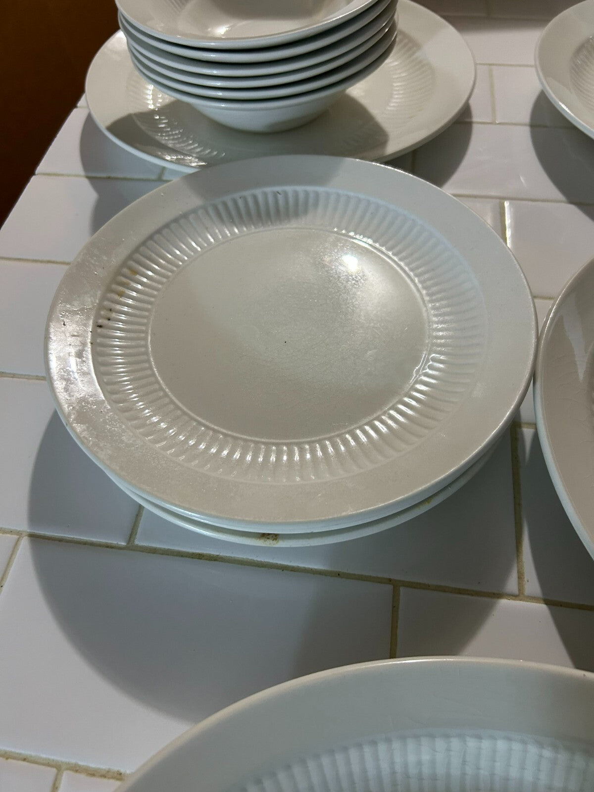 Vintage 20 Pc Empress Johnson Bros And Adams Plates And Bowl