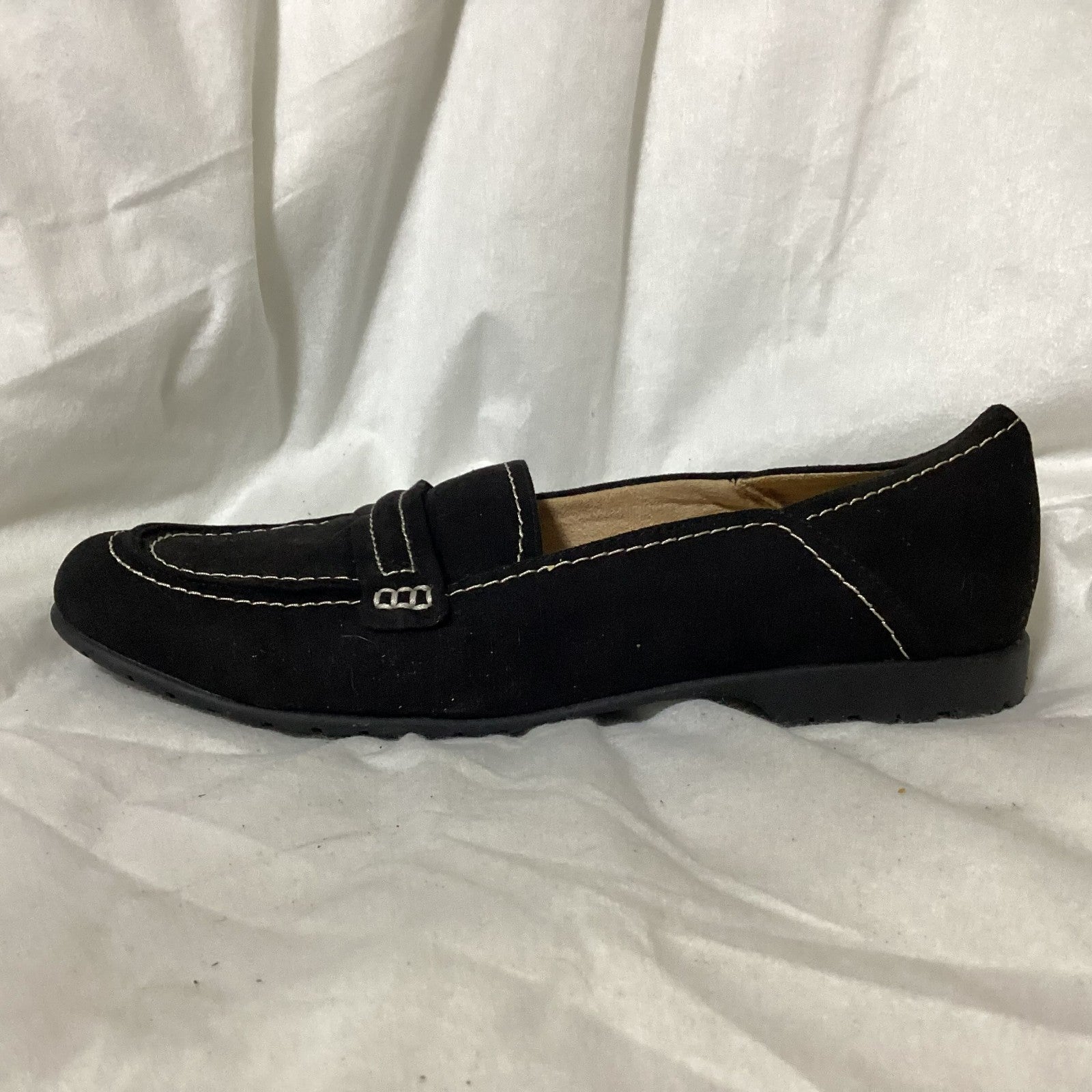 Naturalizer Dannah Women's Suede Upper Slip On Round Toe Flat Shoes Size 10M