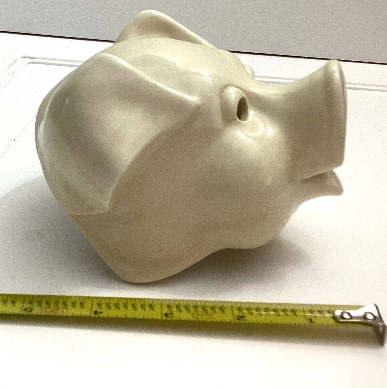 Vintage Ceramic Wall Hanging Pig Towel/Apron Hooks