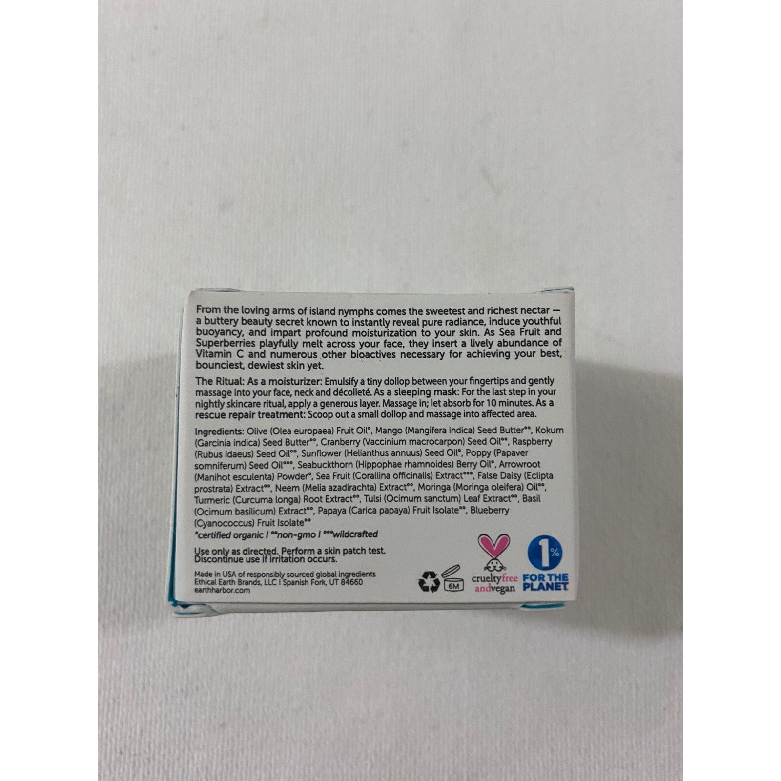 Earth Harbor Nymph Nectar Superfruit Radiance Balm Sz 1.0z