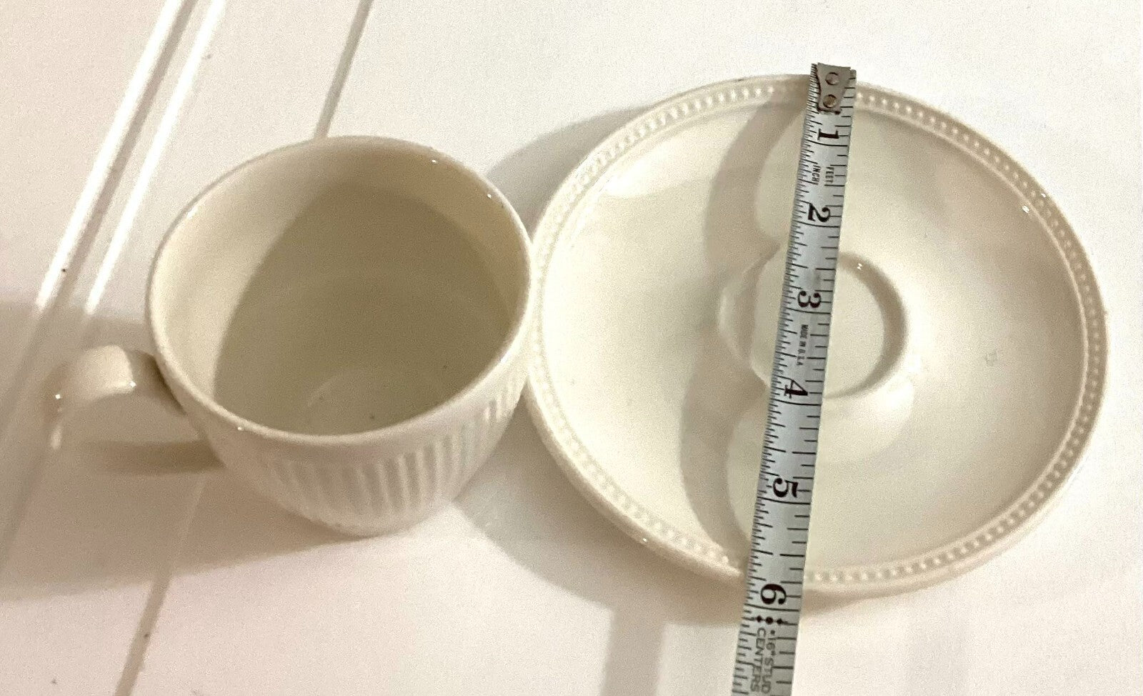 Wedgwood Windsor Cream Color Tea Cup & Saucer