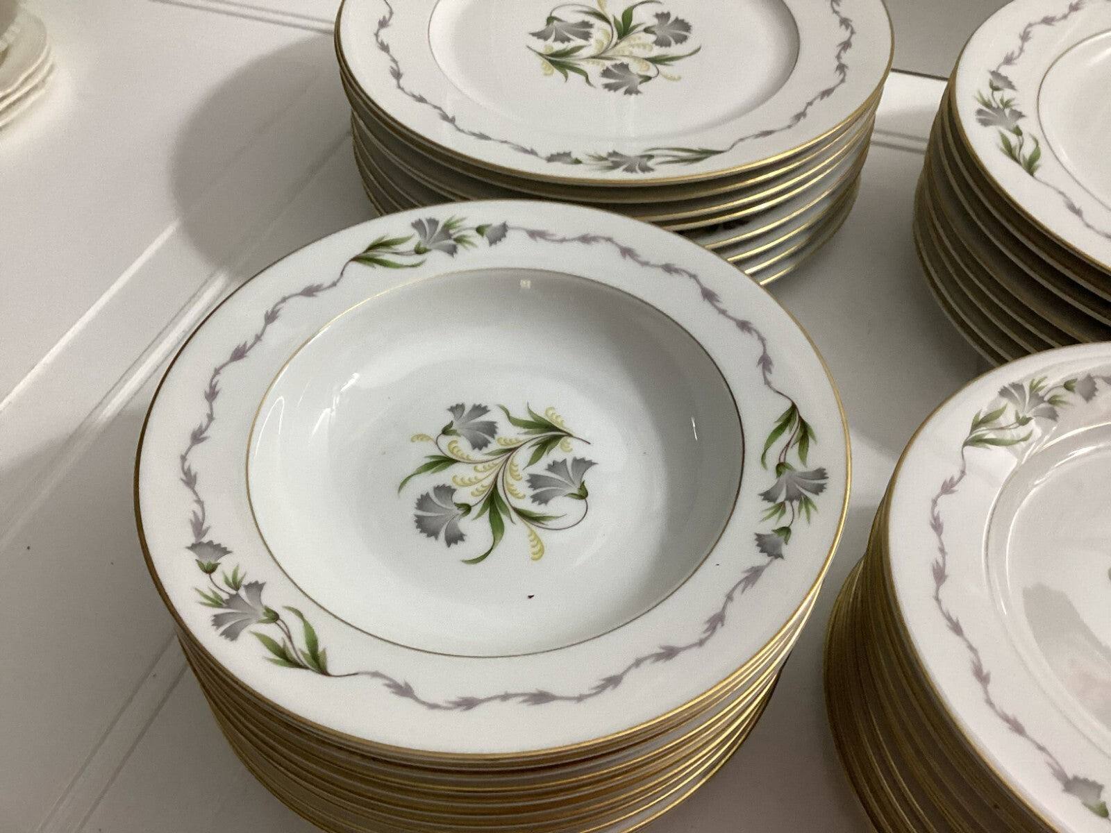 Vintage 93 Pcs Rosenthal Fantasia Fine China Dinner Set