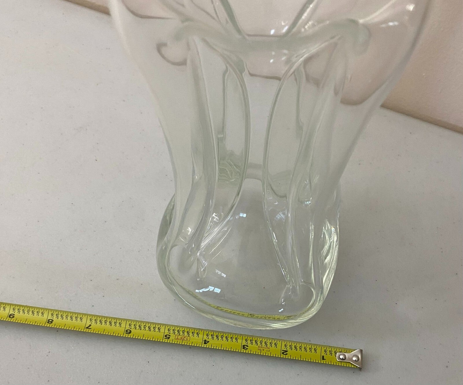 Vintage Clear Glass Kluk Kluk Glass Decanter/Spirit Bottle With Lid