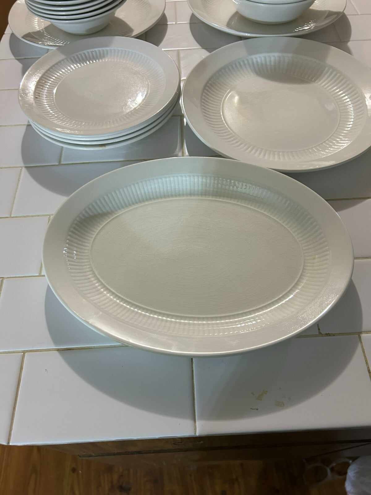 Vintage 20 Pc Empress Johnson Bros And Adams Plates And Bowl