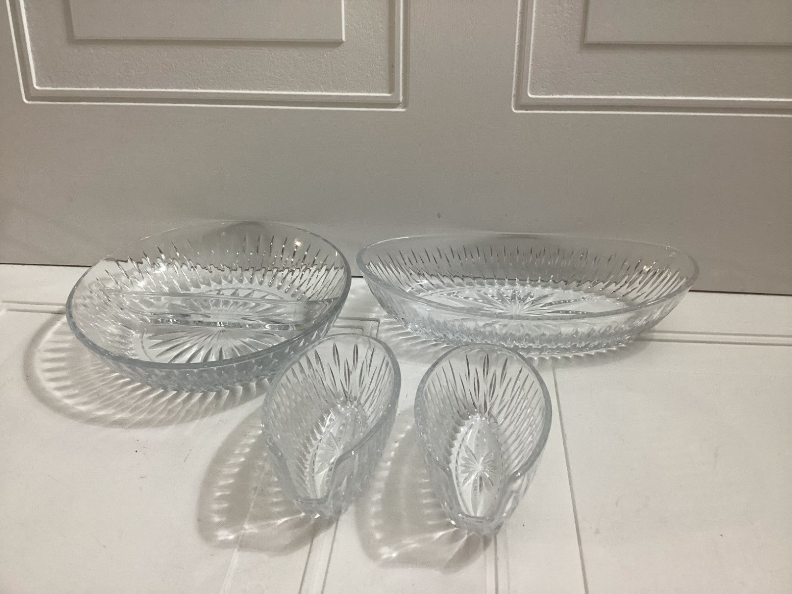Set Of 4 Vintage Princess House Royal Highlights Serving Dishes