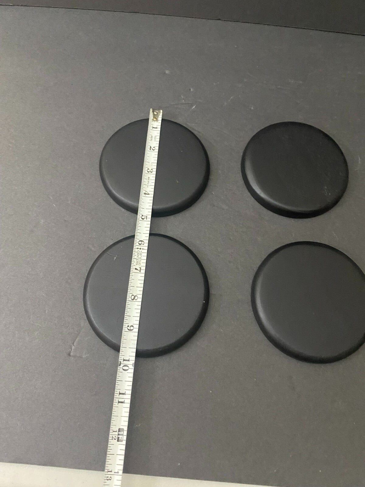 4 Pieces Of Vintage Round Shaped 4 Inches Coasters