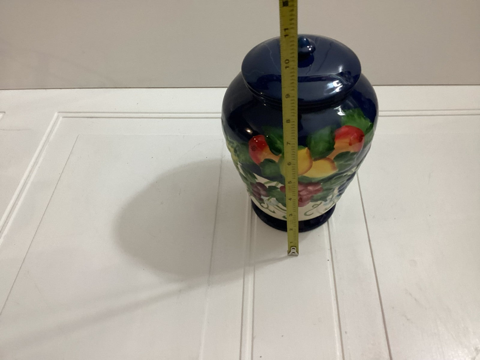 Nonni's Biscotti Multicolor Hand Painted Lidded Cookie Jar