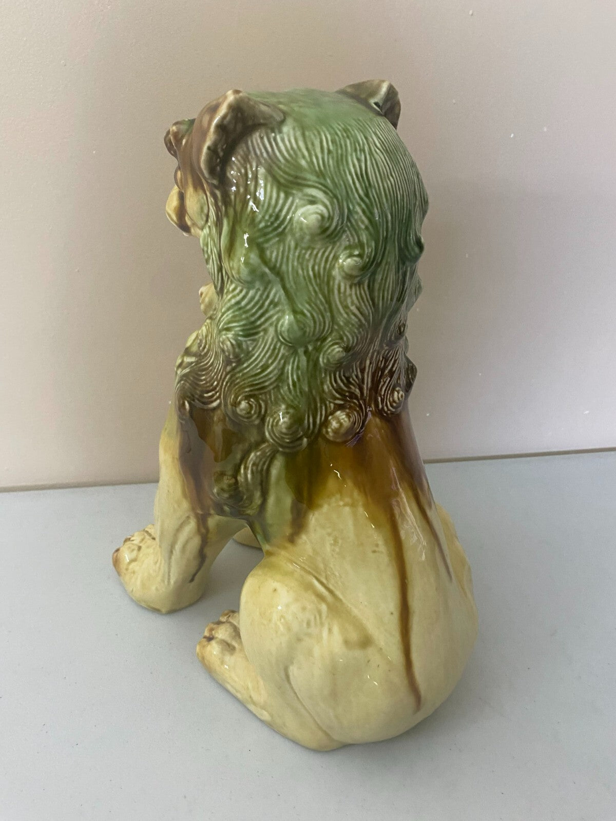 Vintage Ceramic Tall Foo Dog Figurine