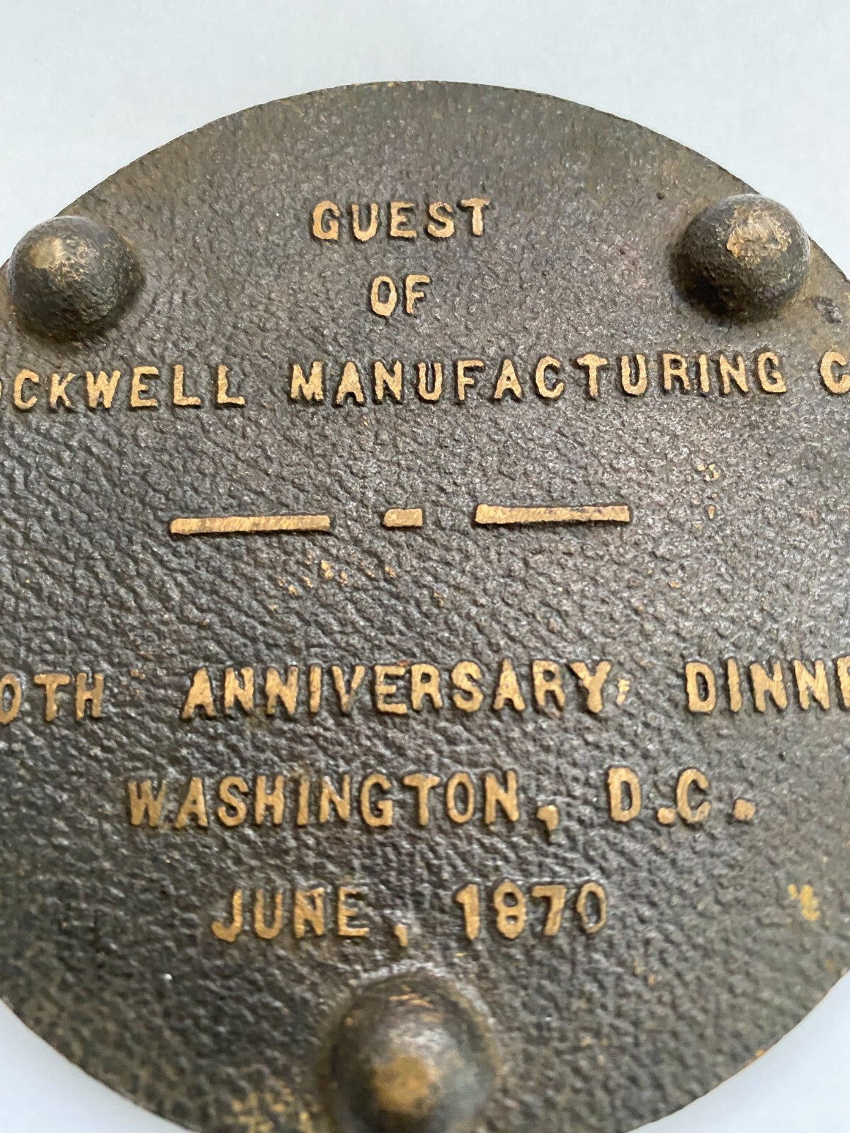 Rockwell Manufacturing Co 100th Anniversary The Centennial Year Collectible