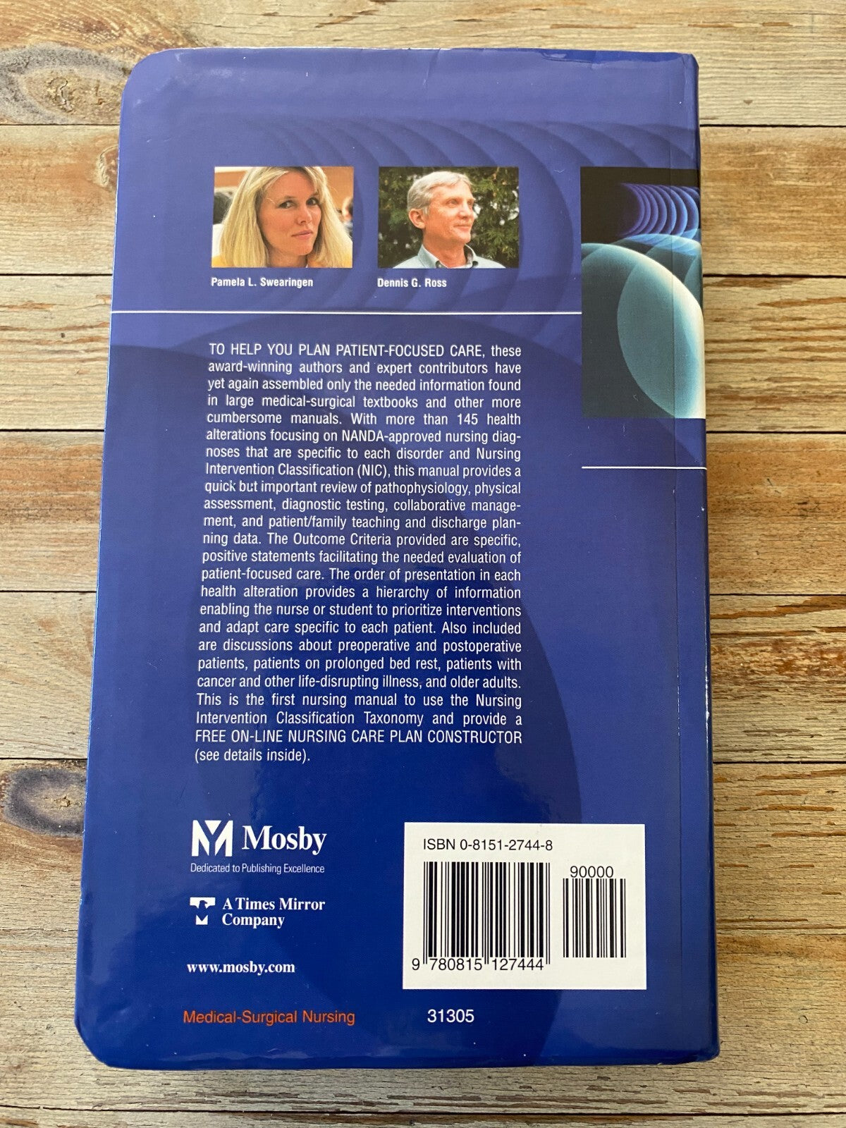 Manual Of Medical Surgical Nursing A Care Plan Hand Book 4th Edition Hardcover