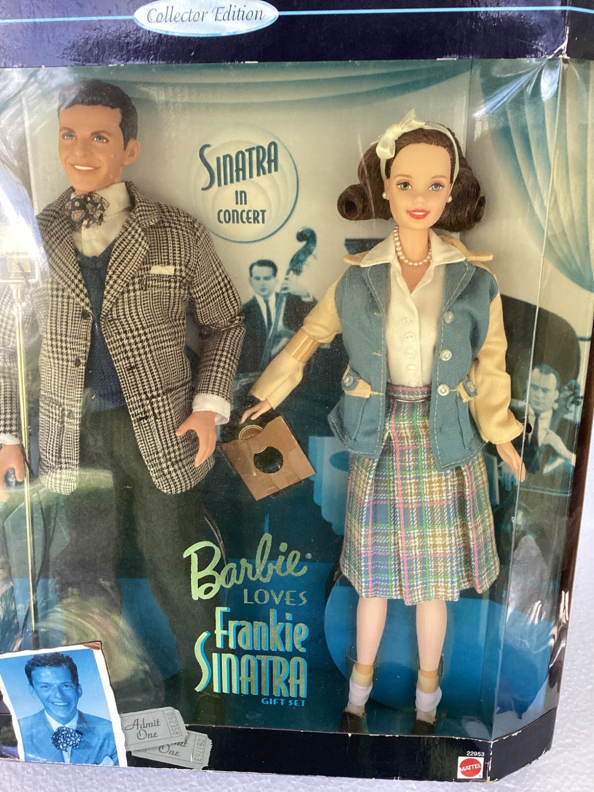 Mattel 22953 Barbie Loves Frankie Sinatra Gift Set Collectors Edition With Box
