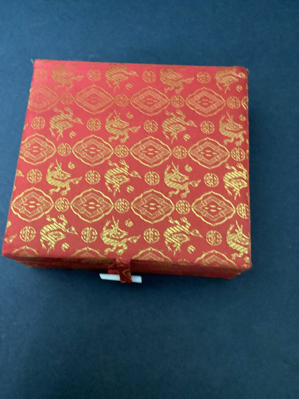 Vintage Asian Jade Stamp Box Set With Red Wax