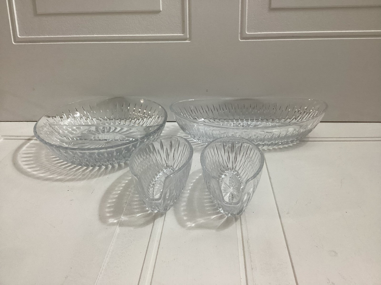 Set Of 4 Vintage Princess House Royal Highlights Serving Dishes
