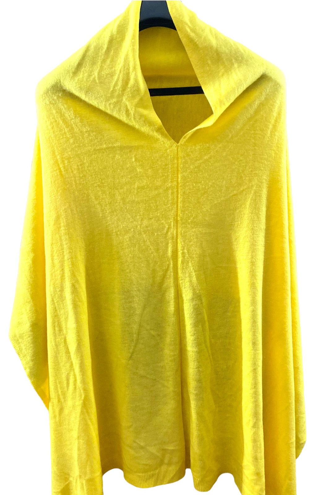 Bright Canary Yellow Women Multiple facets women Sweater One Size