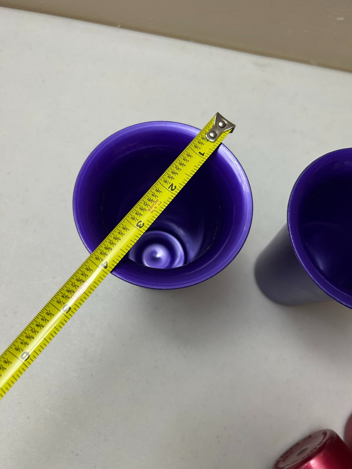 Set Of 10 Anodized Aluminum Stackable Tumblers