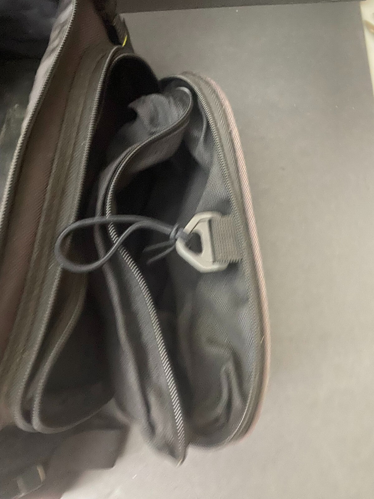Sunlite Purple Black Zip Closure Camera Bag With Multiple Compartments