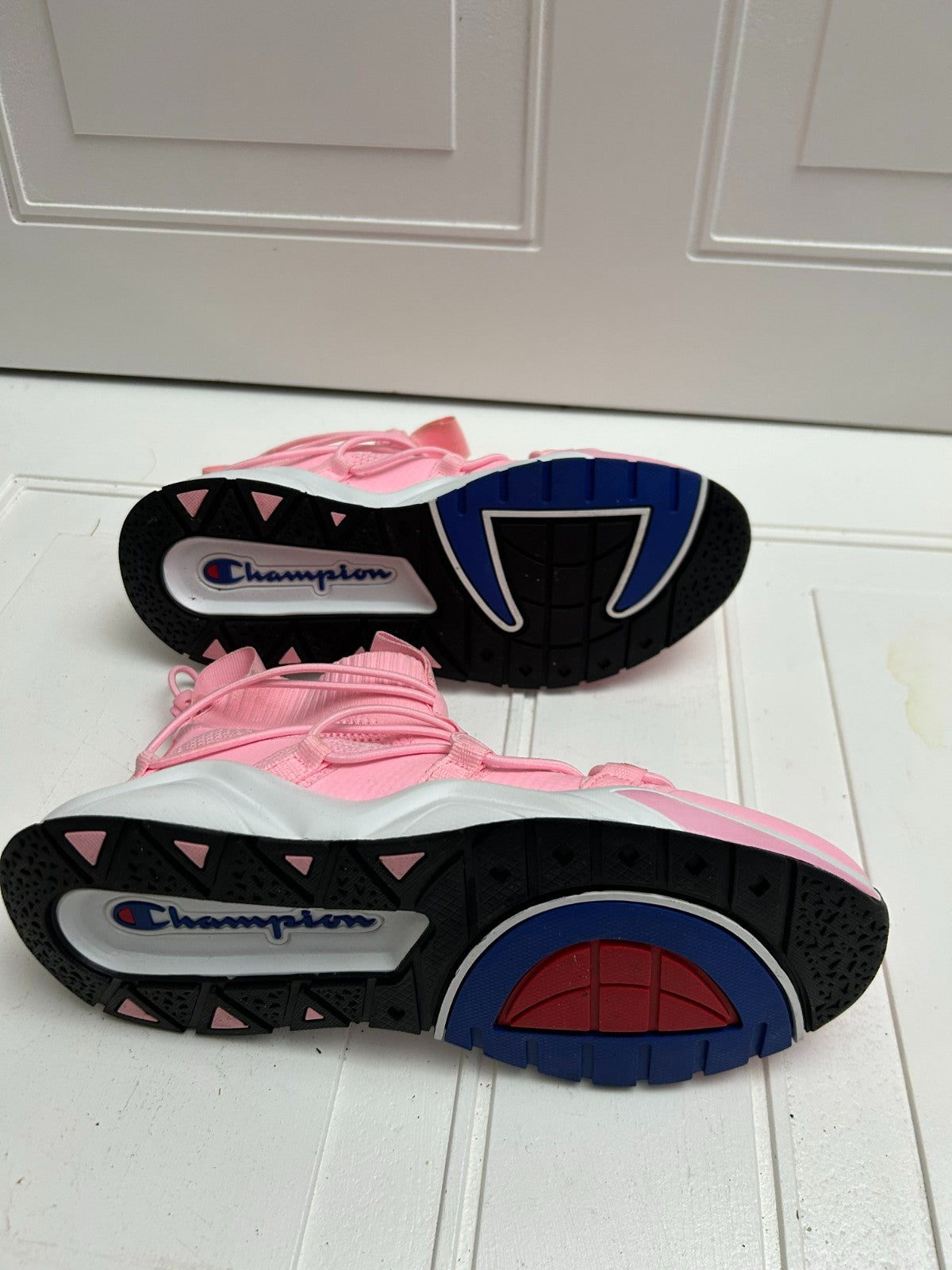 Champion Women Pink Rally Flux Adjustable High Top Sneakers Size 7