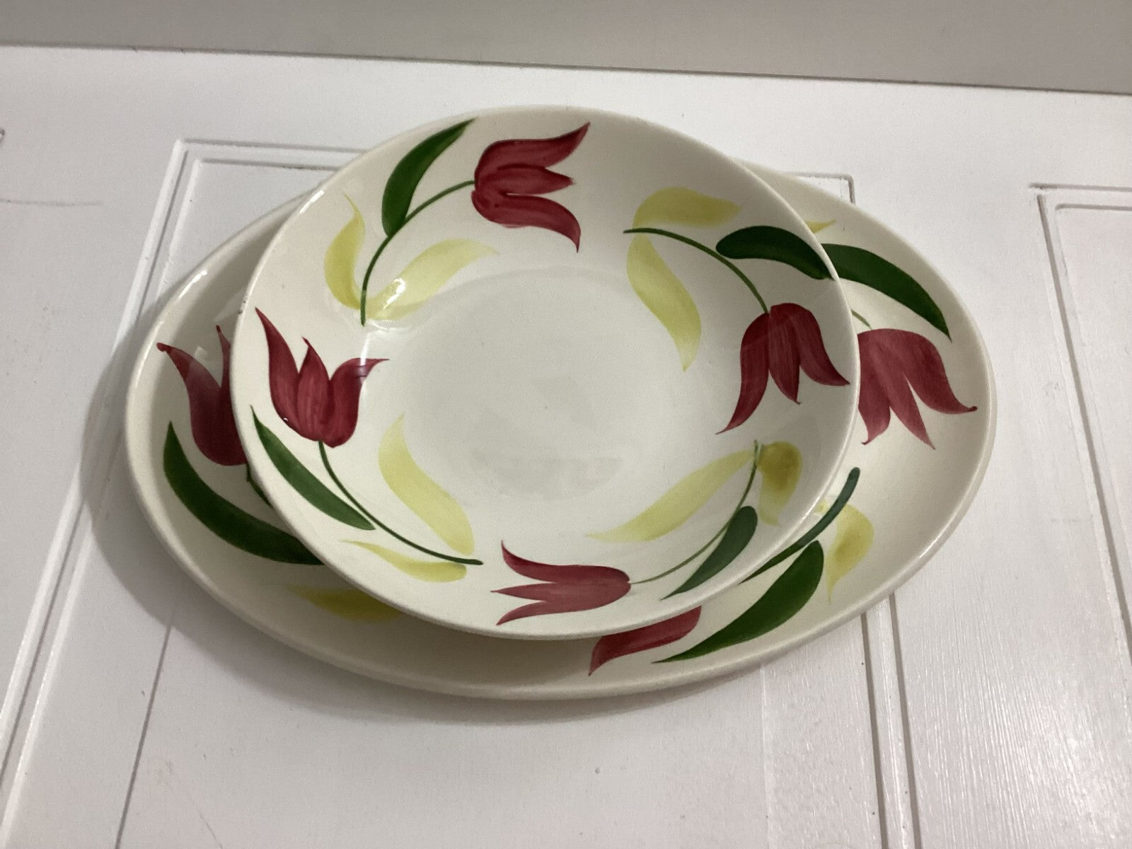 Lot Of 2 sets Floral Rio By Stetson China Co And Blue Ridge Plates And Bowls