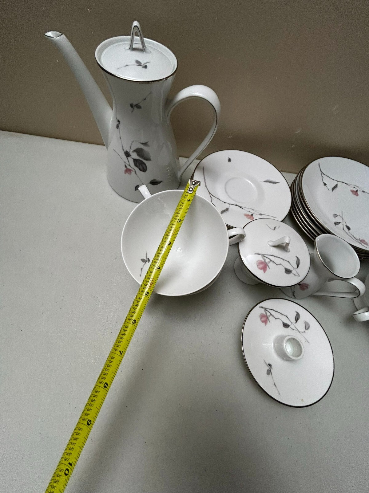 23 PCs Vintage Rosenthal Japanese Chery Blossom Complete Tea Set