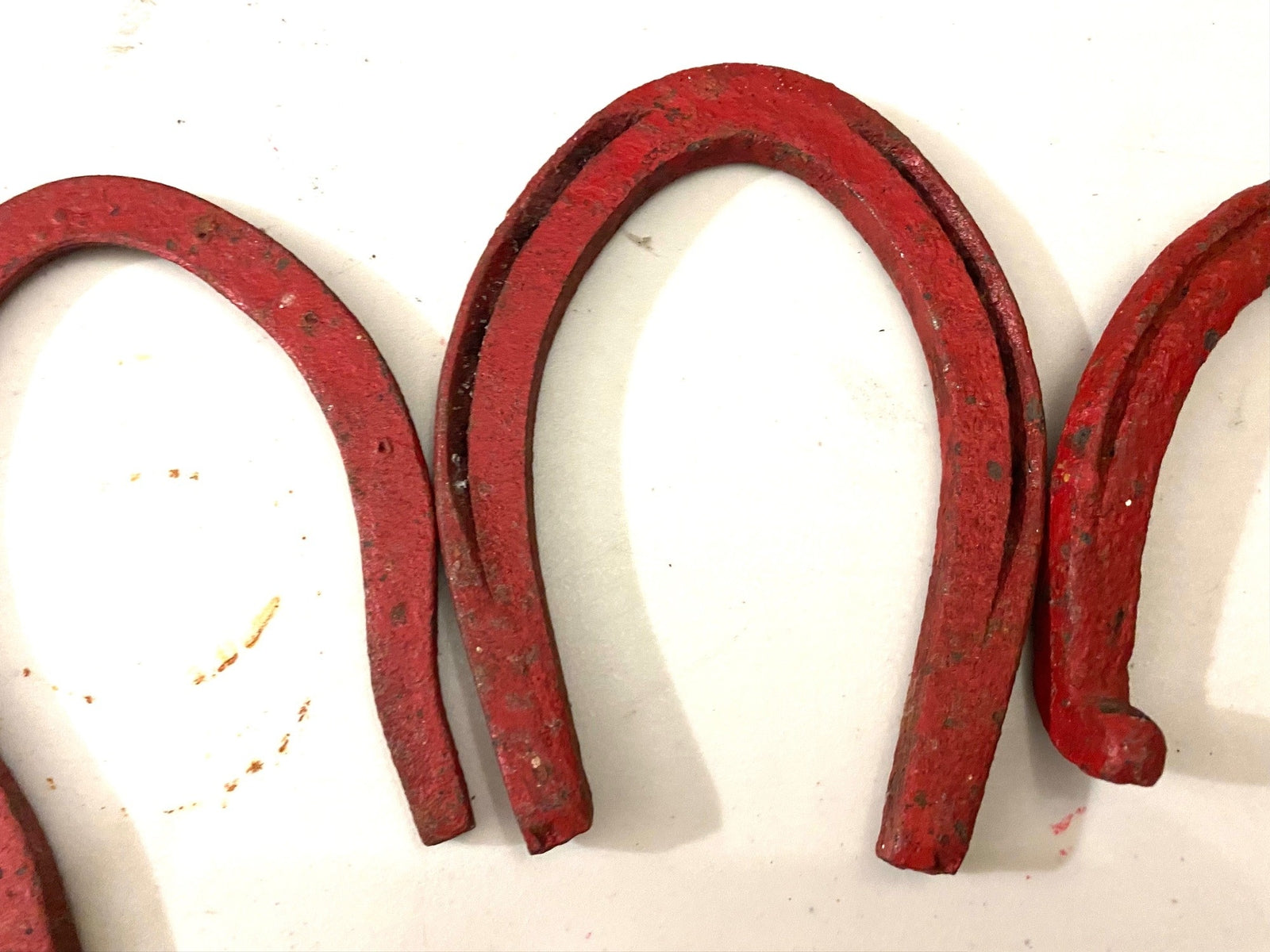 Set of 3 red Shoe Horse Home decor