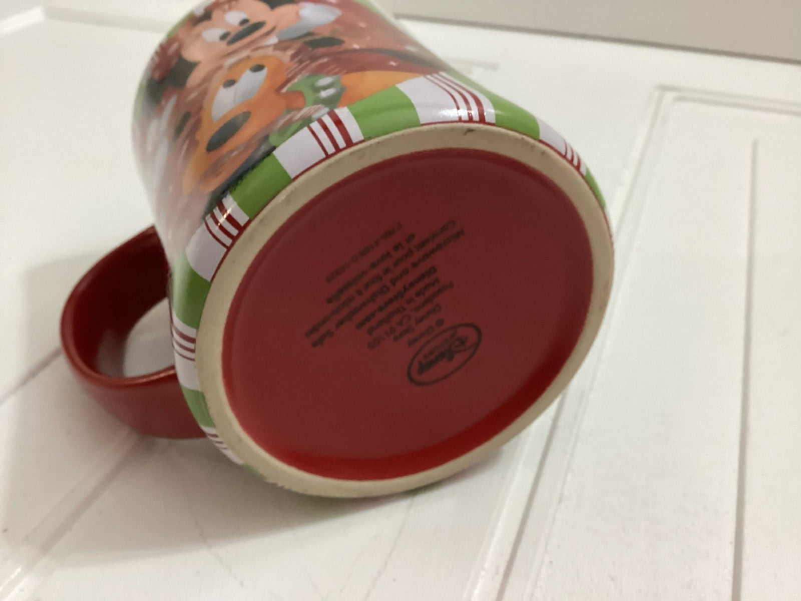 Disney Multicolor Christmas Theme Mickey, Minnie And Pluto Mug