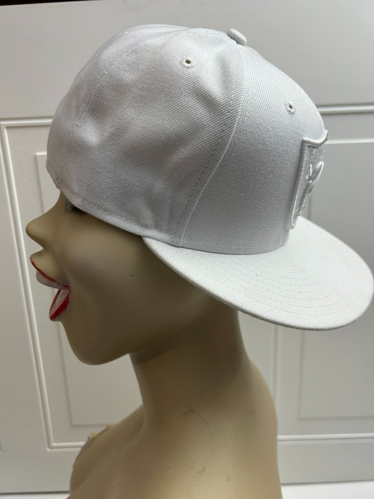 New Era NFL Las Vegas Raiders Football Team Cap Size 7.5(59.6 cm) - Pure White