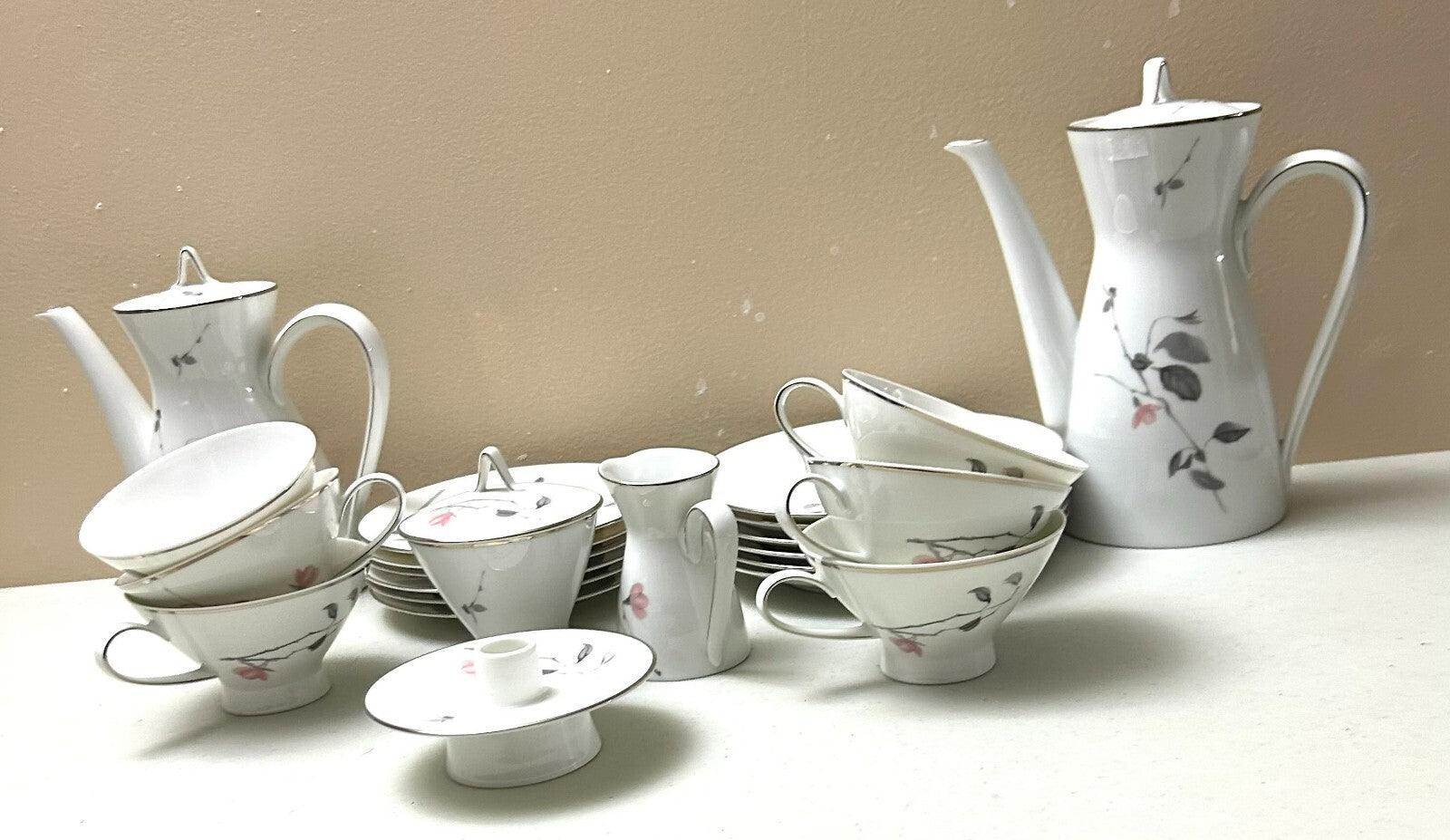23 PCs Vintage Rosenthal Japanese Chery Blossom Complete Tea Set
