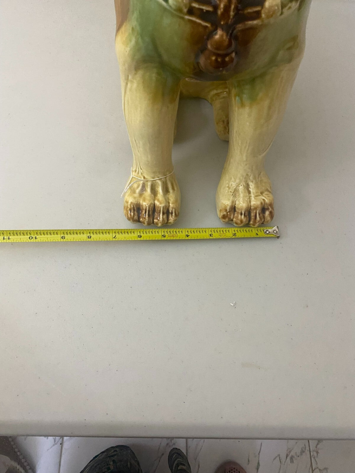 Vintage Ceramic Tall Foo Dog Figurine