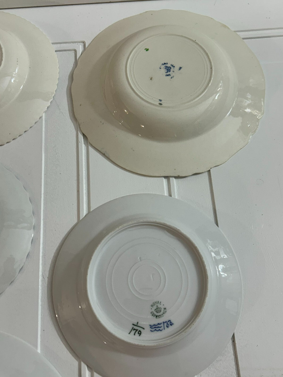 Lot Of 7 Various Assorted Fine China Porcelain Plates
