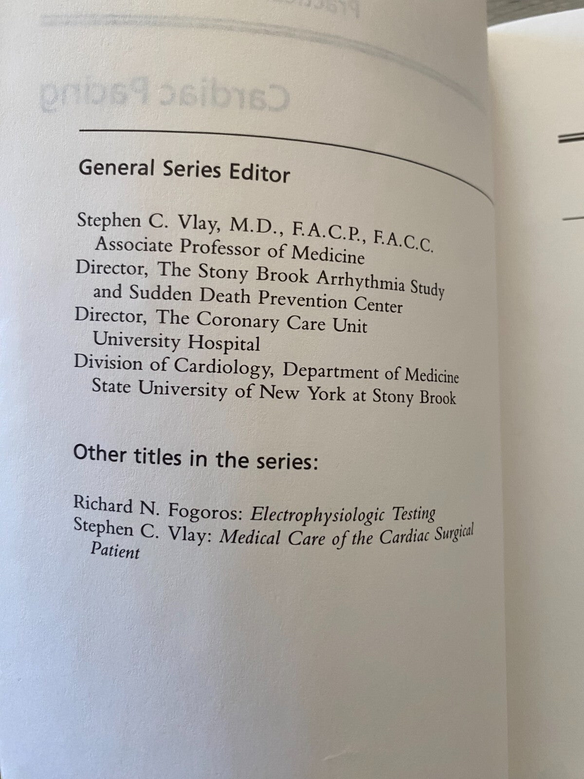 Cardiac Pacing Practical Cardiac Diagnosis By Kenneth Ellenbogen Trade Paperback
