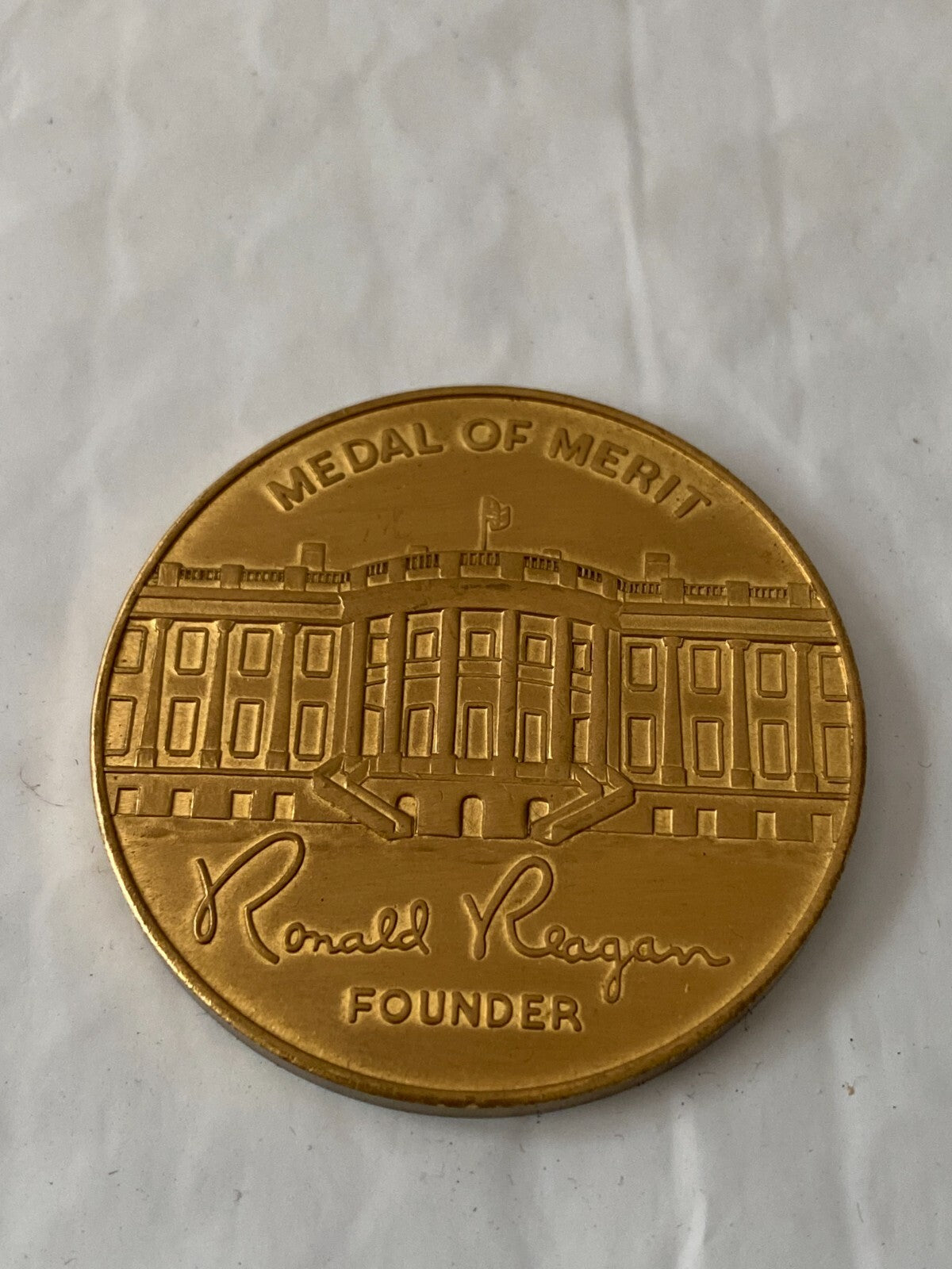 Ronald Reagan Presidential Task Force Commemorative Medal of Merit With Box