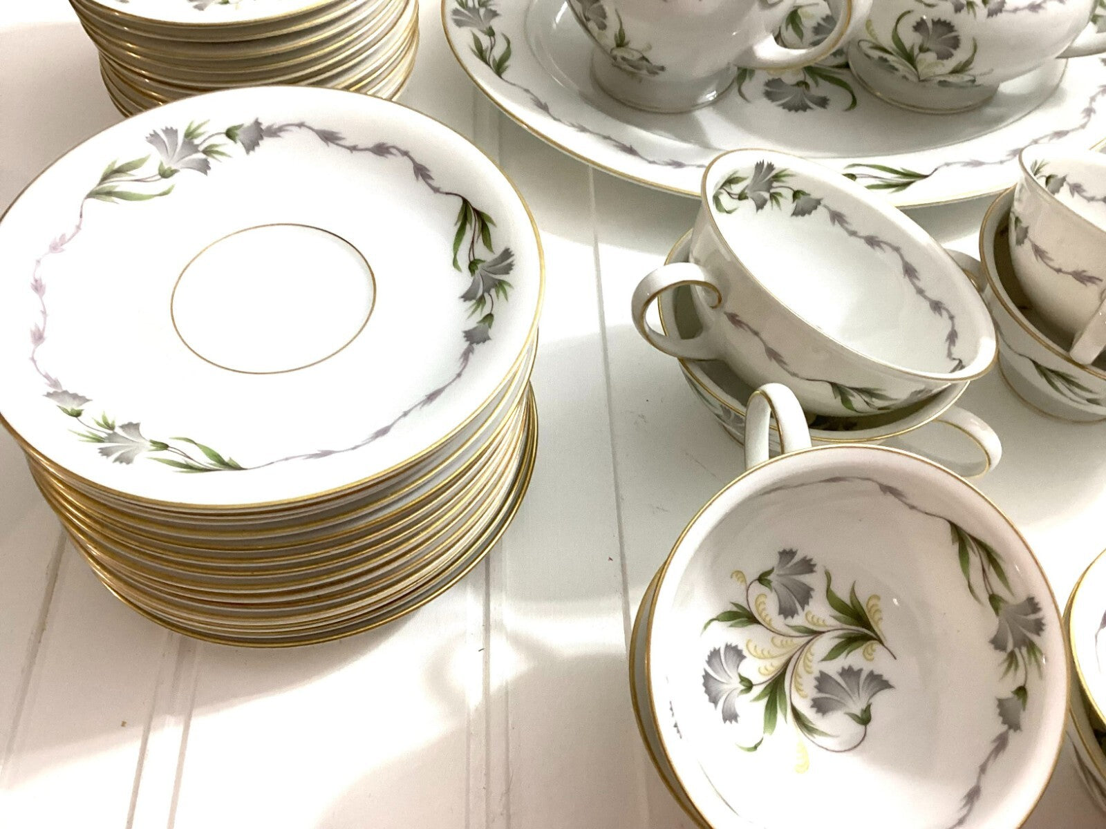 Vintage 93 Pcs Rosenthal Fantasia Fine China Dinner Set